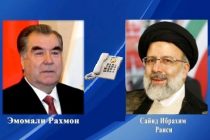 Состоялся телефонный разговор Президента Республики Таджикистан  Эмомали Рахмона с Президентом Исламской Республики Иран Саидиброхимом Раиси