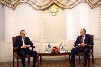 Сироджиддин Мухриддин и  Джейхун Байрамов обсудили перспективы таджикско-азербайджанских отношений