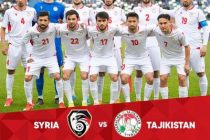 Сборная Таджикистана по футболу проведет товарищеский матч со сборной Сирии в Дубае