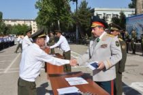 200 молодых офицеров окончили Военный институт Министерства обороны Таджикистана