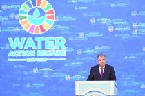 Эмомали Рахмон: «Таджикистан стремится эффективно использовать водные ресурсы на благо всех стран Центральной Азии»