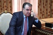 Лидер нации Эмомали Рахмон провел телефонный разговор с председателями Хатлонской и Согдийской областей, районов Рашт, Нуробод, Таджикабад, Лахш и Сангвор