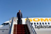 ФОТОФАКТ.  Президент Республики Таджикистан Эмомали Рахмон прибыл в Кыргызскую Республику