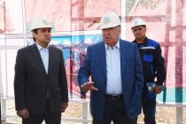 Президент страны Эмомали Рахмон ознакомился с ходом строительных работ на основной плотине Рогунской гидроэлектростанции