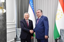 Президент Республики Таджикистан Эмомали Рахмон провел встречу с Президентом Республики Узбекистан Шавкатом Мирзиёевым