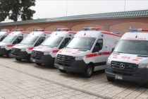 9 машин скорой помощи переданы четырём районам Хатлонской области