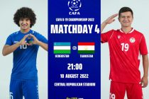 ЧЕМПИОНАТ CAFA-2022. Сегодня «молодежка» Таджикистана  сыграет со сверстниками из Узбекистана