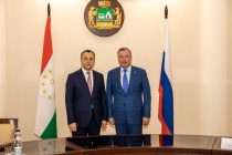 Посол Таджикистана Давлатшох Гулмахмадзода встретился с главой Екатеринбурга Алексеем Орловым