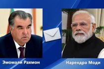Президент Республики Таджикистан Эмомали Рахмон направил телеграмму соболезнования Премьер-министру Республики Индия Нарендре Моди