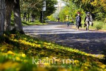 Сегодня синоптики прогнозируют в Казахстане теплую осеннюю погоду