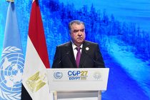 ВЫСТУПЛЕНИЕ Президента Республики Таджикистан Эмомали Рахмона на 27-й Конференции сторон Рамочной Конвенции ООН по изменению климата (COP 27)