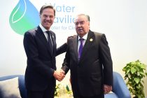 Глава государства Эмомали Рахмон провел встречу с Премьер-министром Королевства Нидерландов Марком Рютте