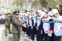 СЛУЖЕНИЕ РОДИНЕ — ГРАЖДАНСКИЙ ДОЛГ. В Таджикистане в ряды Вооруженных сил призвано 124 сына должностных лиц