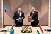 Таджикистан и Казахстан утвердили Совместный план мероприятий по случаю 30-летия установления дипломатических отношений