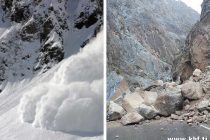 КЧС и ГО предупреждает о высокой опасности схода лавин и камнепадов в горных районах Таджикистана