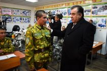 Исполнилось 6 лет созданию Учебного центра Пограничных войск в Таджикистане