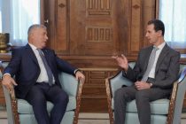 Президент Сирии Башар Асад выразил искреннюю благодарность Лидеру нации Эмомали Рахмону за соболезнование и оказание гуманитарной помощи
