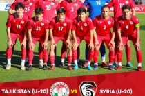 ФУТБОЛ. Молодежные сборные Таджикистана и Сирии сегодня проведут второй товарищеский матч в Гиссаре