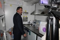 ВО ИМЯ ЗАЩИТЫ ЗДОРОВЬЯ НАСЕЛЕНИЯ. В Горный Бадахшан доставлено мобильное санитарно-эпидемиологическое оборудование