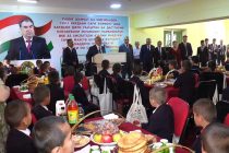 Воспитанникам школы-интерната для детей-сирот и беспризорных детей Темурмаликского района доставлена помощь Президента Таджикистана