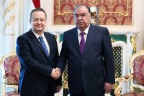 Президент Республики Таджикистан Эмомали Рахмон принял первого заместителя Премьер-министра, Министра иностранных дел Республики Сербия Ивицу Дачича