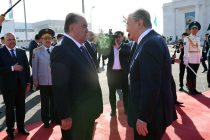 Завершился государственный визит Президента Республики Таджикистан Эмомали Рахмона в Республике Казахстан