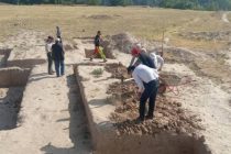 Археологи проводят раскопки в древнем памятнике Санджаршох