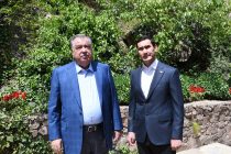 Президент Республики Таджикистан Эмомали Рахмон и Президент Туркменистана Сердар Бердымухамедов осмотрели красивые и бесподобные места Варзобского района