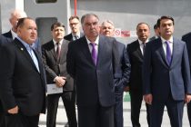 Президент Таджикистана Эмомали Рахмон в Турсунзаде сдал в эксплуатацию Общество с ограниченной ответственностью «Сипар гурух»