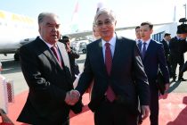 Начало государственного визита Президента Республики Таджикистан Эмомали Рахмона  в Республику Казахстан