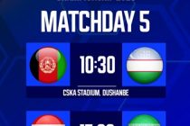 В Таджикистане сегодня пройдут матчи заключительного тура молодежного чемпионата CAFA-2023 (U-20)