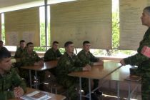 В Министерстве обороны Таджикистана состоялось практическое занятие в связи с предупреждением пожаров