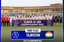 Юношеская сборная Таджикистана (U-17) стала бронзовым призером молодежного чемпионата CAFA-2023