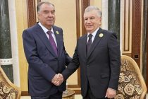 Президент Республики Таджикистан Эмомали Рахмон встретился с Президентом Республики Узбекистан Шавкатом Мирзиёевым