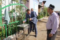 В центре посёлка Гиссар проведена новая линия питьевой воды