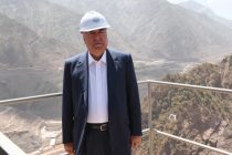 Президент Республики Таджикистан Эмомали Рахмон ознакомился с ходом работ на контрольной площадке «Сойи оби шур» гидроэлектростанции «Рогун»