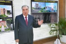 Лидер нации Эмомали Рахмон ознакомился с проектом строительства нового здания Центральной больницы в Дарвазском районе
