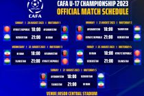 Сегодня в Гиссаре стартует чемпионат CAFA-2023 среди юношеских сборных (U-17) по футболу