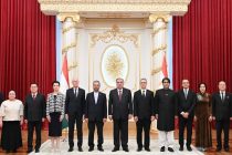 Президент Республики Таджикистан Эмомали Рахмон принял верительные грамоты от новых чрезвычайных и полномочных послов ряда зарубежных государств