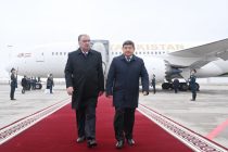 Начался рабочий визит Президента Республики Таджикистан Эмомали Рахмона в Кыргызской Республике