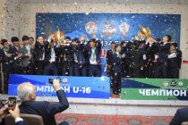 В Душанбе наградили победителей и призеров юношеских лиг Таджикистана «Пешсаф»
