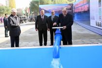 Глава государства в Бободжон Гафуровском районе сдал в эксплуатацию линию питьевого водоснабжения