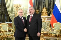 Таджикско-российская встреча на высшем уровне