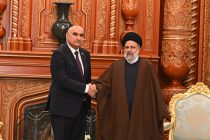 Председатель Маджлиси намояндагон Махмадтоир Зокирзода встретился с Президентом Исламской Республики Иран Сайидом Ибрахимом Раиси