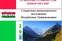 Опубликован доклад «Социально-экономическое положение Республики Таджикистан» за январь-октябрь 2023 года