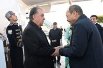 Начался рабочий визит Президента Республики Таджикистан Эмомали Рахмона в Республику Узбекистан