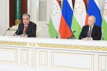 Выступление Президента Республики Таджикистан Эмомали Рахмона на пресс-брифинге по итогам официального визита в Российскую Федерацию