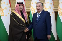 Президент Республики Таджикистан Эмомали Рахмон принял Председателя Саудовского фонда развития Султона Абдулрахмона Аль-Маршада