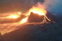 Трещина вулкана на полуострове Рейкьянес в Исландии достигла 4 км