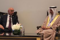 Махмадтоир Зокирзода встретился с Председателем Федерального национального совета Объединенных Арабских Эмиратов Сакром Гобашем